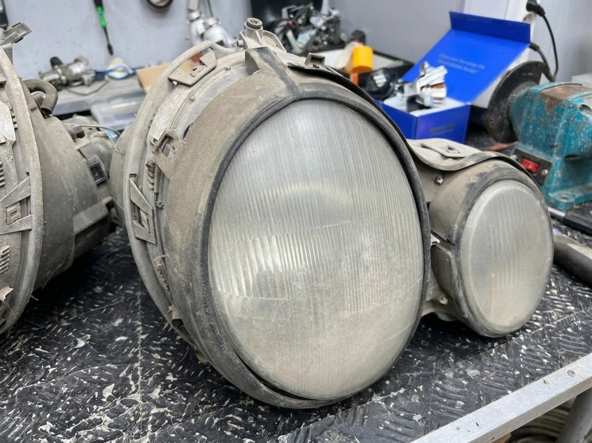 До восстановления фар