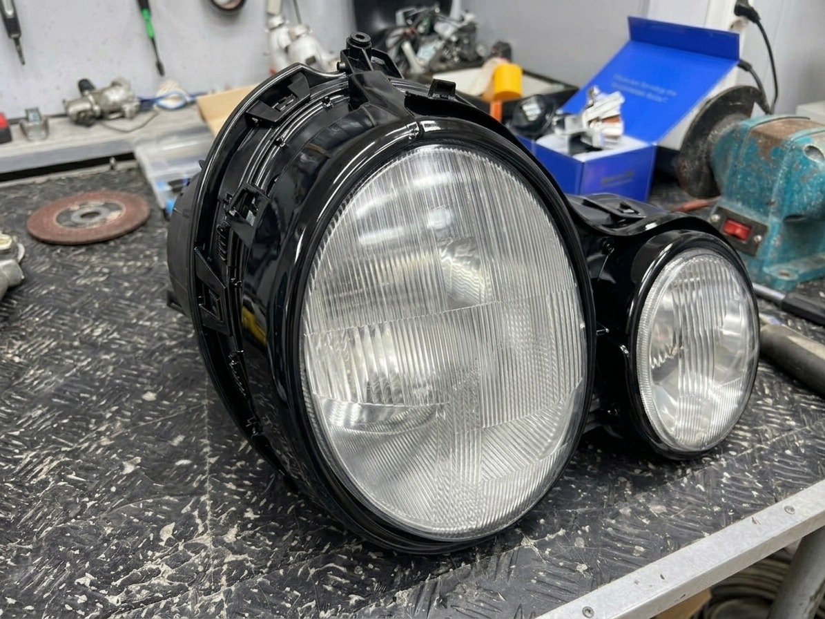 После восстановления фар